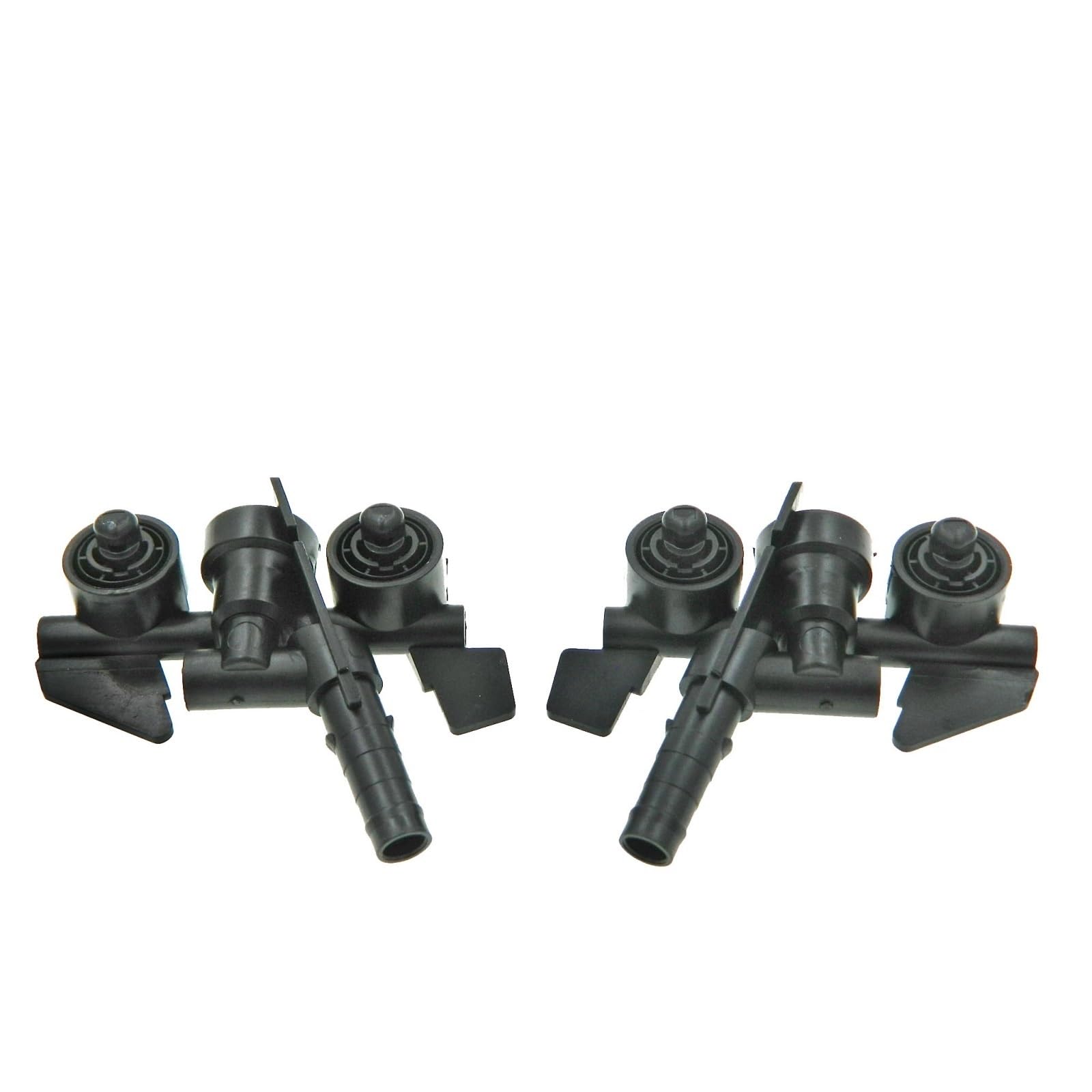 VHJIO Scheinwerferwaschdüsenkappe Scheinwerfer-Waschanlage Sprühdüse Jet Cap Abdeckung Links/Lichter Seite, for BMW, for 3 Serie E46 M3 323i 325i 330i 61674290867 61674290868(Set) von VHJIO