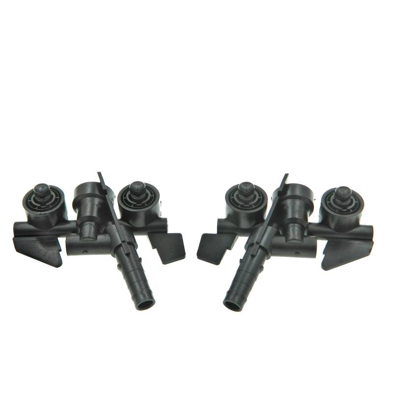 VHJIO Scheinwerferwaschdüsenkappe Scheinwerfer-Waschanlage Sprühdüse Jet Cap Abdeckung Links/Lichter Seite, for BMW, for 3 Serie E46 M3 323i 325i 330i 61674290867 61674290868(Set) von VHJIO