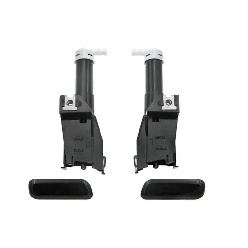 VHJIO Scheinwerferwaschdüsenkappe Scheinwerfer-Waschanlage-Sprühdüse mit Abdeckkappe, for Mitsubishi, for Pajero Shogun V96 V97 2006-2019 Stellantrieb/Deckelschale 8264A027 8264A028 8264A025(Set 4PCS von VHJIO
