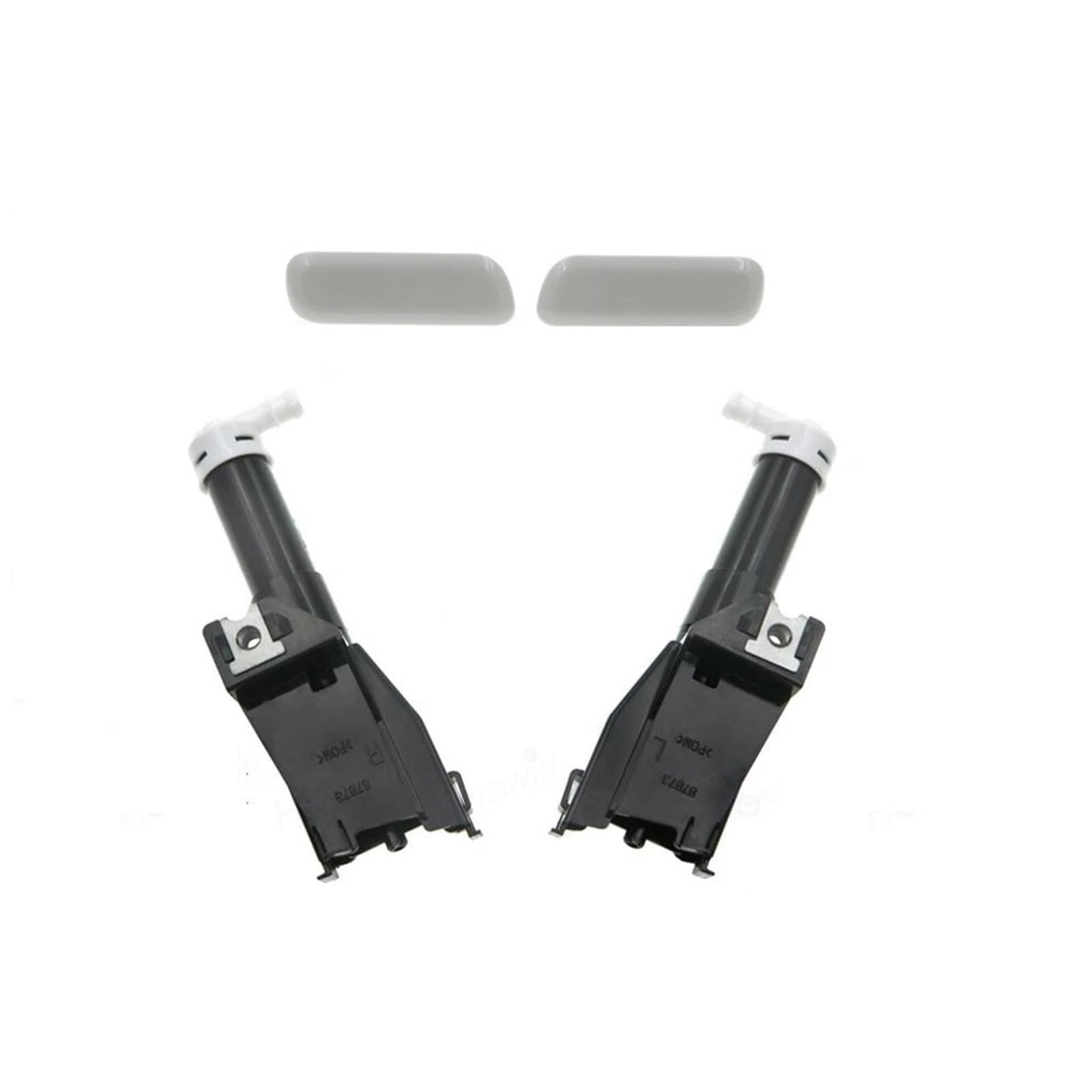 VHJIO Scheinwerferwaschdüsenkappe Scheinwerfer-Waschanlage-Sprühdüse mit Abdeckkappe, for Mitsubishi, for Pajero Shogun V96 V97 2006-2019 Stellantrieb/Deckelschale 8264A027 8264A028 8264A025(Set 4PCS VHJIO Scheinwerferwaschdüsenkappe Scheinwerfer-Waschanlage-Sprühdüse mit Abdeckkappe, for Mitsubishi, for Pajero Shogun V96 V97 2006-2019 Stellantrieb/Deckelschale 8264A027 8264A028 8264A025(Set 4PCS von VHJIO