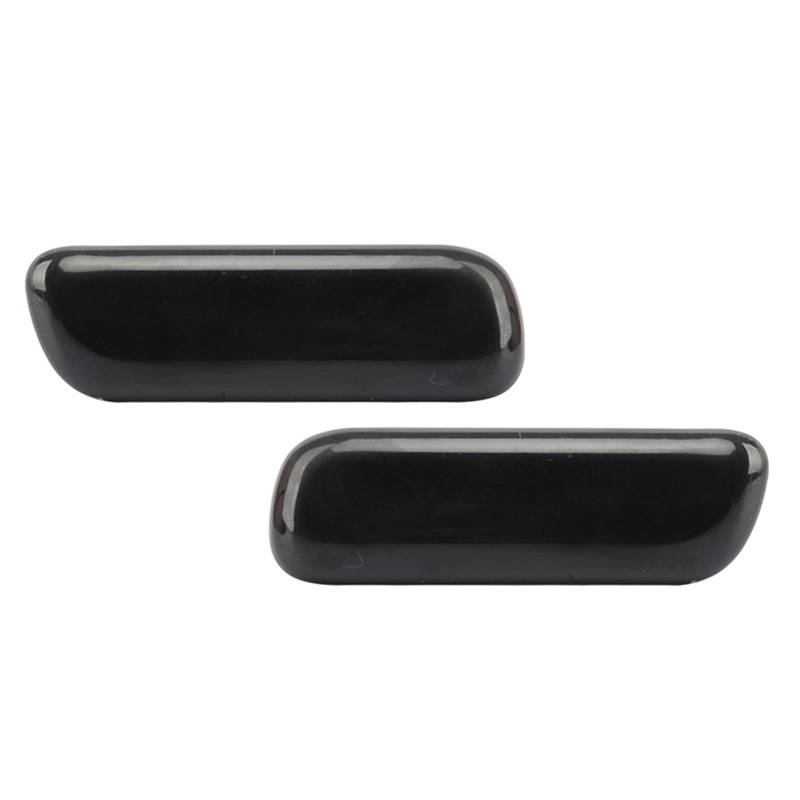 VHJIO Scheinwerferwaschdüsenkappe Unlackierte Auto-Frontscheinwerfer-Scheinwerferwaschdüsenabdeckung Sprühkappe, for Mitsubishi, for Pajero Shogun V87 V93 V96 V97 2006-2019 8264A027 8264A028(Cap 2PCS) von VHJIO