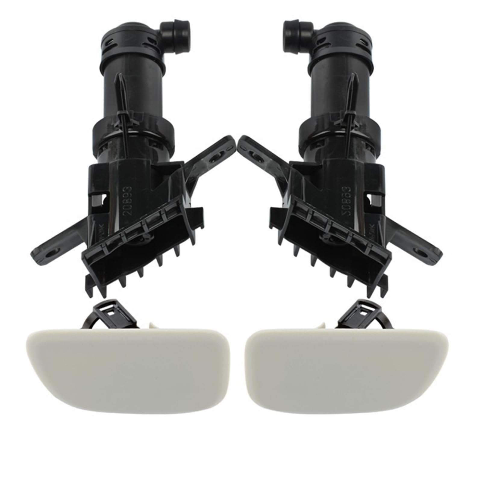 VHJIO Scheinwerferwaschdüsenkappe for Subaru, for Forester SG 2005 2006 2007 2008, Frontstoßstange Scheinwerferwaschdüsenabdeckung Scheinwerferreinigungswassersprühdüsenkappe 86636-SA230(4PCS) von VHJIO