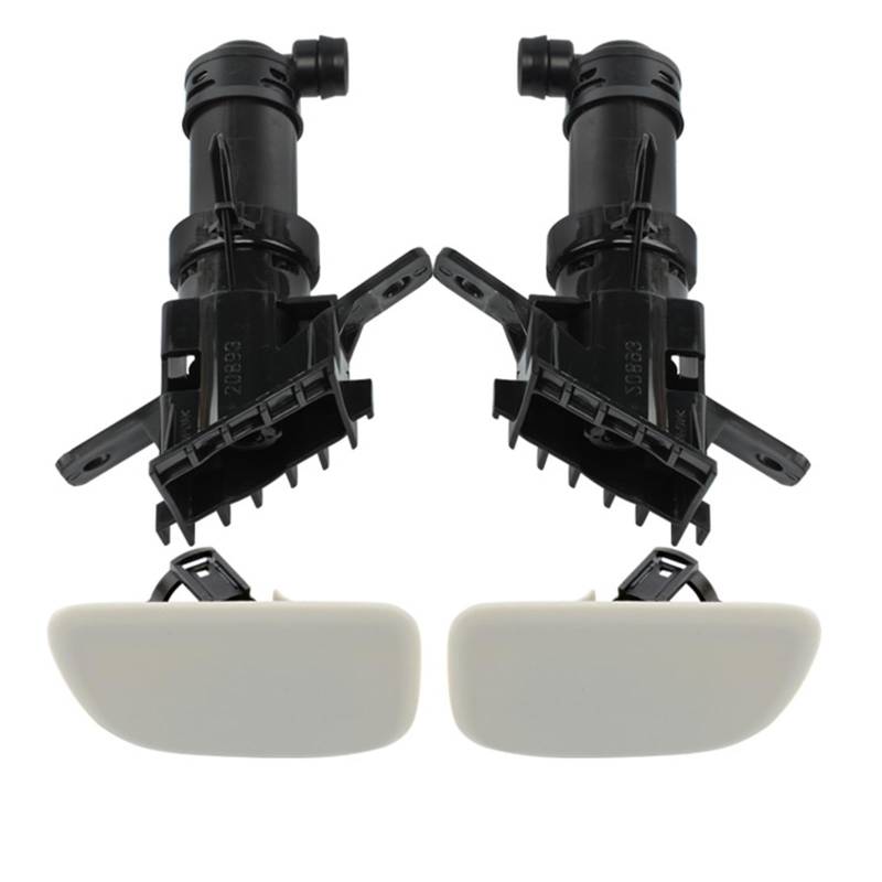 VHJIO Scheinwerferwaschdüsenkappe for Subaru, for Forester SG 2005 2006 2007 2008, Frontstoßstange Scheinwerferwaschdüsenabdeckung Scheinwerferreinigungswassersprühdüsenkappe 86636-SA230(4PCS) von VHJIO
