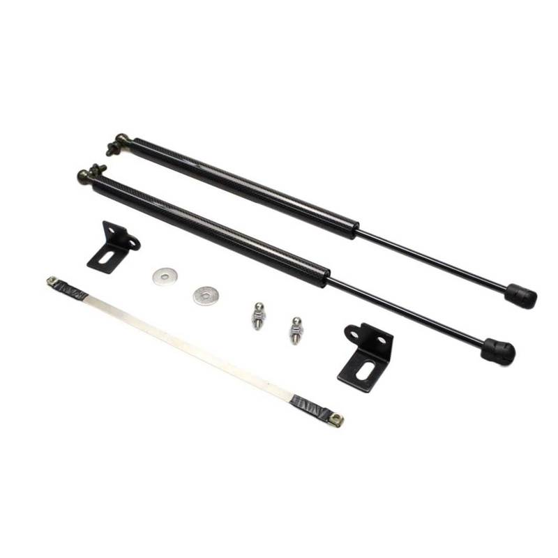 Auto-Fronthauben-Modifizierungs-Gasdruckfedern, Hubunterstützung, Stoßdämpfer, kompatibel mit Mazda CX-5 CX5 2012–2016, Carbonfaser-Absorber-Styling(Black Carbon Fiber) von VHRMZJYCN