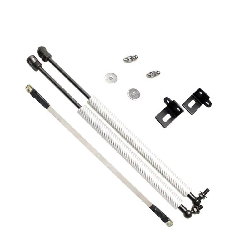 Auto-Fronthauben-Modifizierungs-Gasdruckfedern, Hubunterstützung, Stoßdämpfer, kompatibel mit Mazda CX-5 CX5 2012–2016, Carbonfaser-Absorber-Styling(Carbon Fiber Silver) von VHRMZJYCN