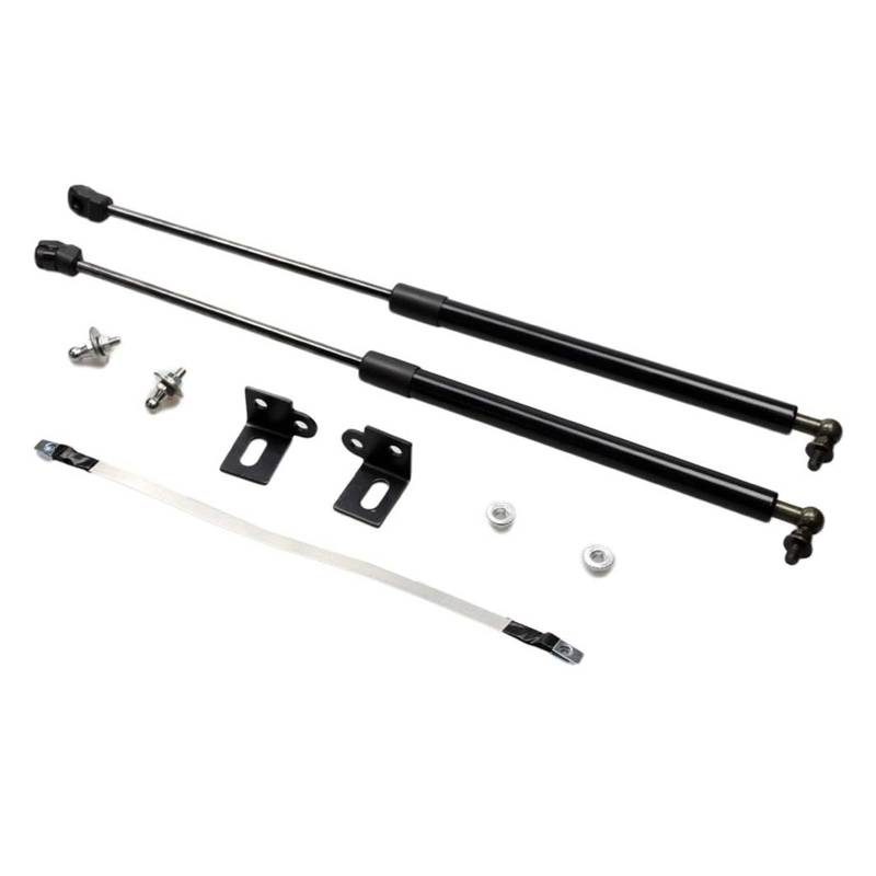 Auto-Fronthauben-Modifizierungs-Gasdruckfedern, Hubunterstützung, Stoßdämpfer, kompatibel mit Mazda CX-5 CX5 2012–2016, Carbonfaser-Absorber-Styling(Normal Black) von VHRMZJYCN