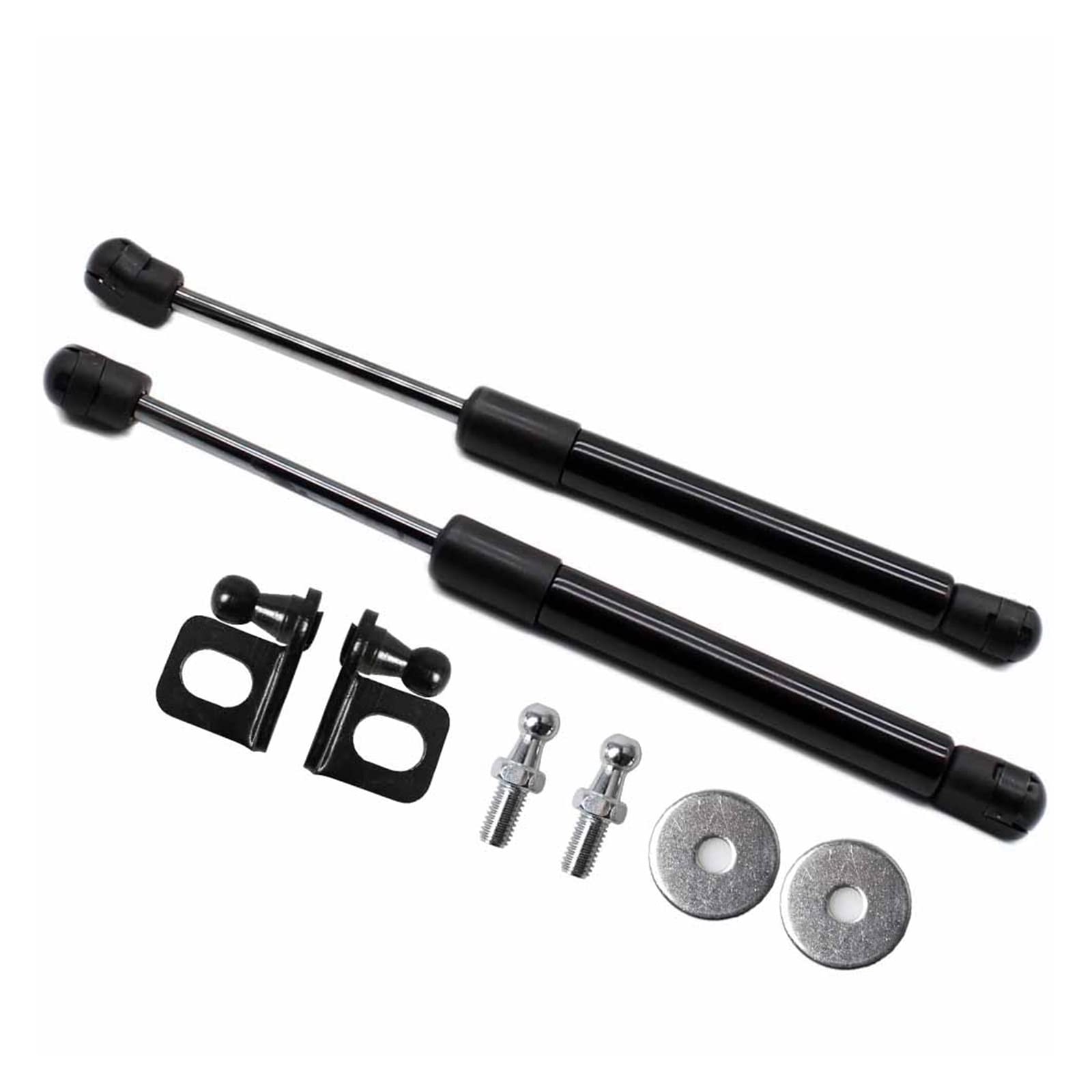 Auto-Fronthauben-Modifizierungs-Gasdruckfedern, kompatibel mit Equinox 2017–2019, Styling-Lift-Support, Carbonfaser-Dämpfer-Absorber(Normal Black) von VHRMZJYCN