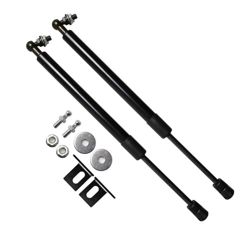 Carbon Fiber Motorhaube Modify Gas Struts Lift Support Shock Kompatibel mit Elantra AD 2016-2018 Absorber Kompatibel mit Avante Dämpfer(Normal black) von VHRMZJYCN