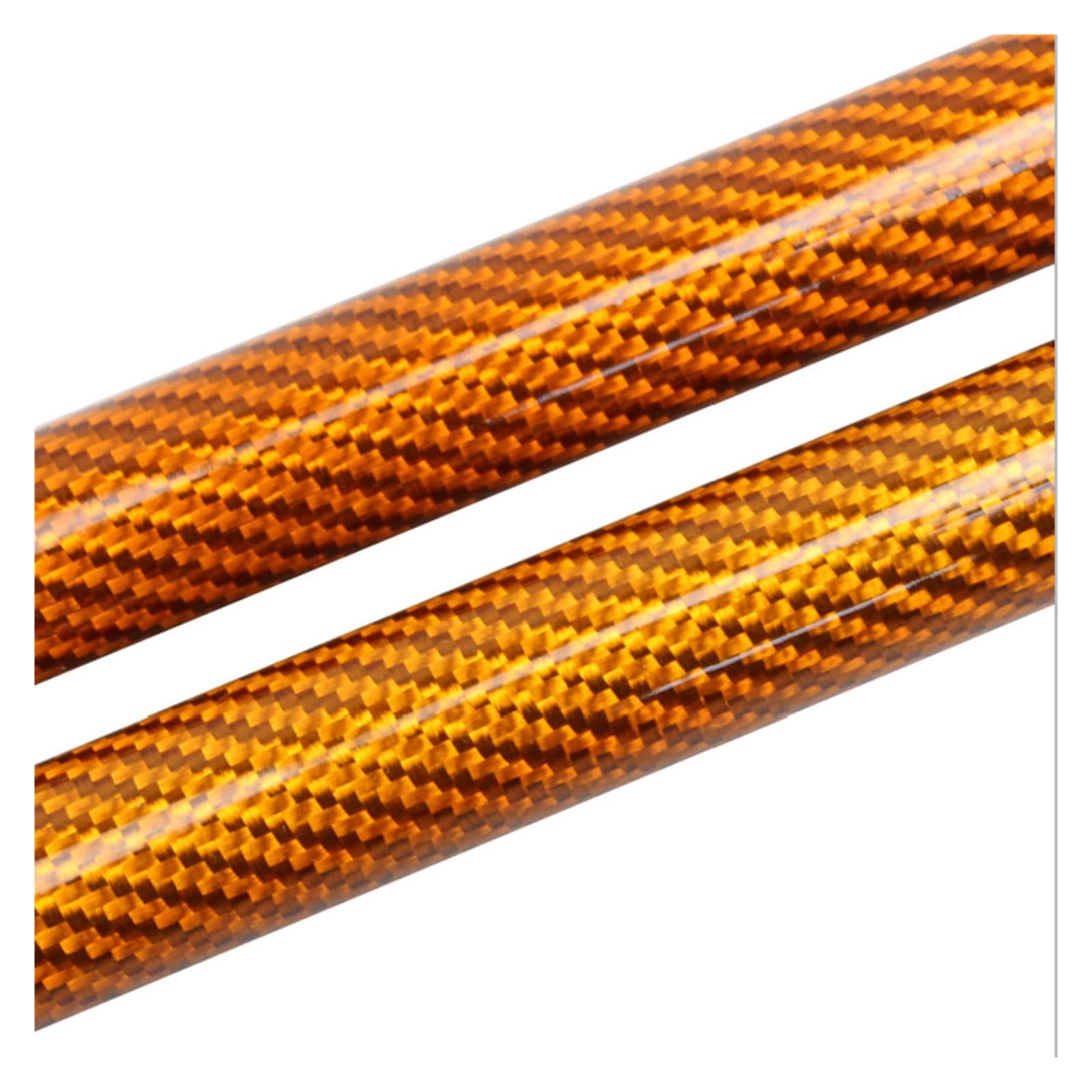 Carbonfaser-Styling for die Motorhaube, modifizierte Gasdruckfedern, Hubunterstützung, Gasfedern, Stoßdämpfer, kompatibel mit Skoda KAMIQ 2018 2019(Gold Carbon Fiber) von VHRMZJYCN