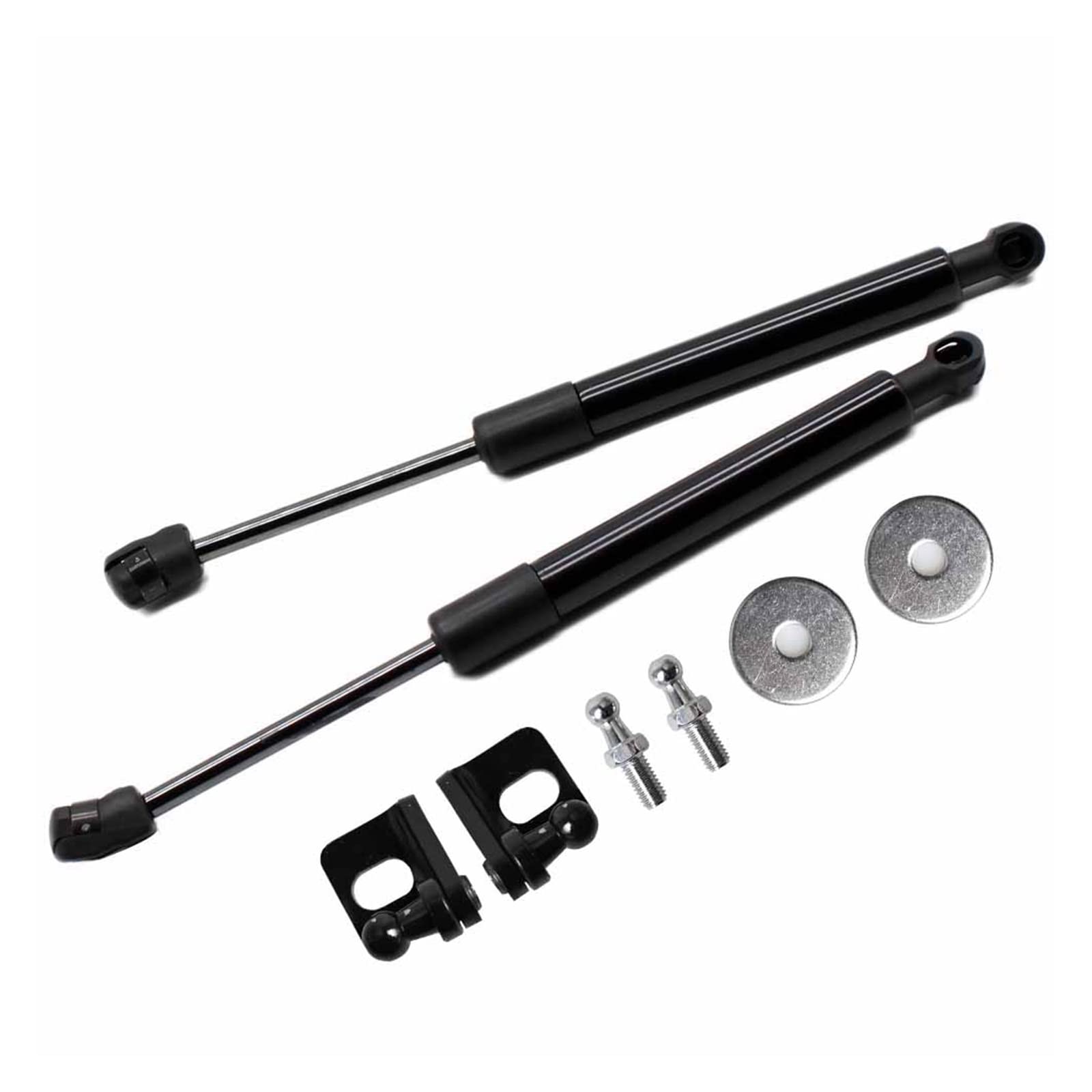 Fronthaube Motorhaube Modifizieren Gasdruckfedern Hubunterstützung Stoßdämpfer Kompatibel mit Roewe RX5 2016 2017 2018 Carbonfaser-Absorber-Styling(Normal Black) von VHRMZJYCN