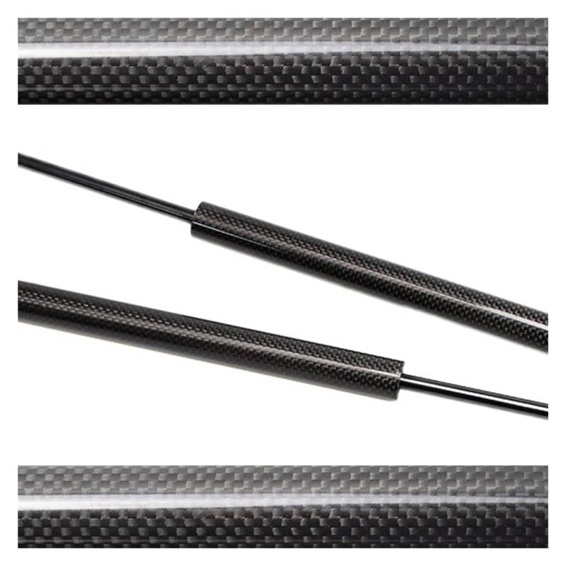 Gasdruckfedern kompatibel mit VW (7L) 2002–2010 SUV, automatische Heckklappen-Kofferraumlift-Unterstützung, Federn, Stoßdämpferstangen(Black carbon fiber) von VHRMZJYCN