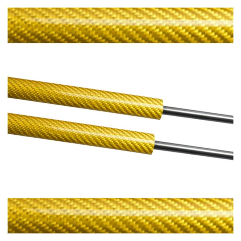 Gasdruckfedern kompatibel mit VW (7L) 2002–2010 SUV, automatische Heckklappen-Kofferraumlift-Unterstützung, Federn, Stoßdämpferstangen(Yellow carbon fiber) von VHRMZJYCN