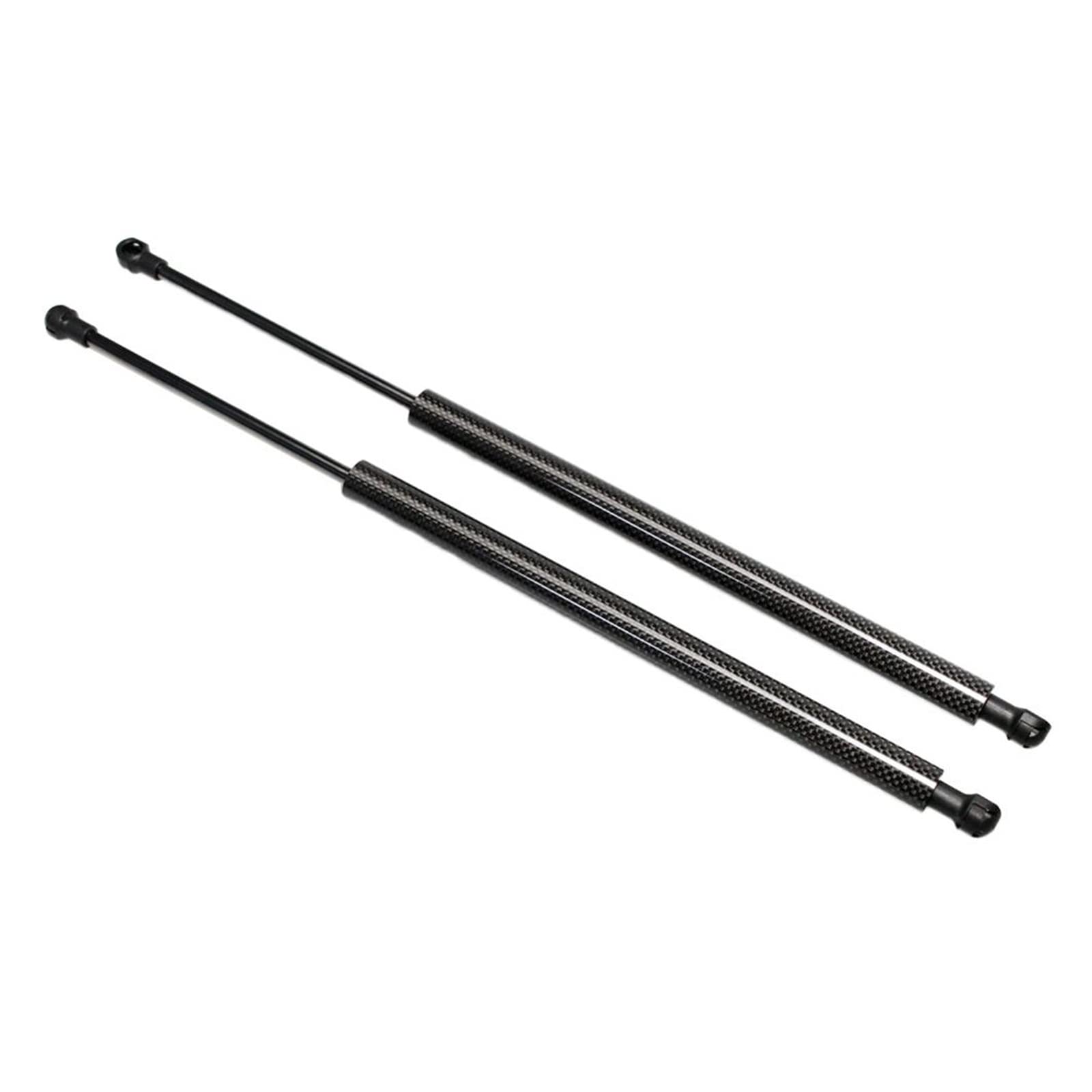 Kohlefaser, 1 Paar Auto-Heckklappen-Kofferraum-Gasdruckfedern, Federhubstützen, 515 mm, kompatibel mit QASHQAI +2 (J10, JJ10) 2007–2012(Black Carbon Fiber) von VHRMZJYCN
