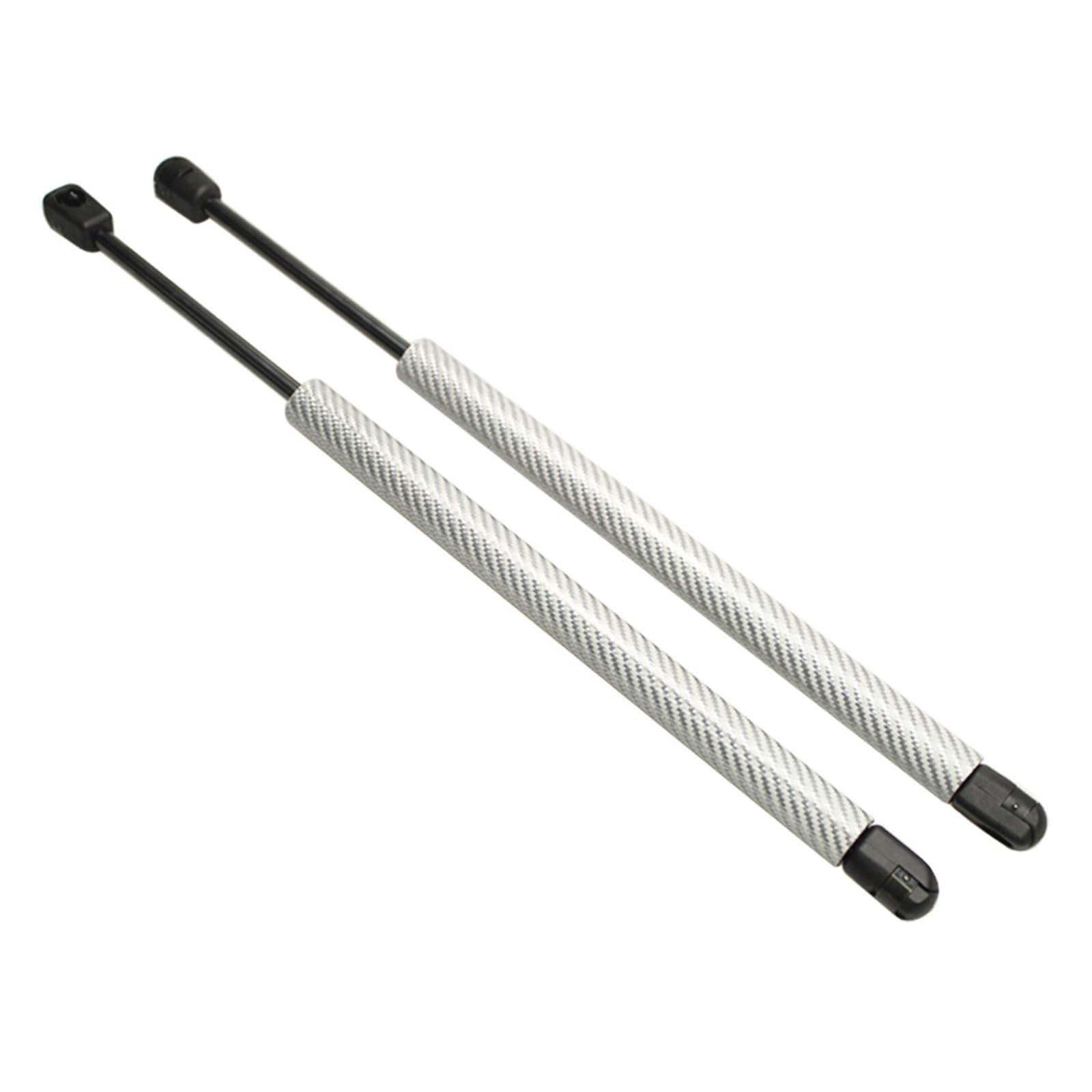 Kohlefaser-Auto-Heckklappen-Heckklappen-Hebebühne unterstützt Gasdruckfedern, Federstangen, Dämpfer, kompatibel mit Trumpchi GS4 SUV 2015–2020(Silver Carbon Fiber) von VHRMZJYCN