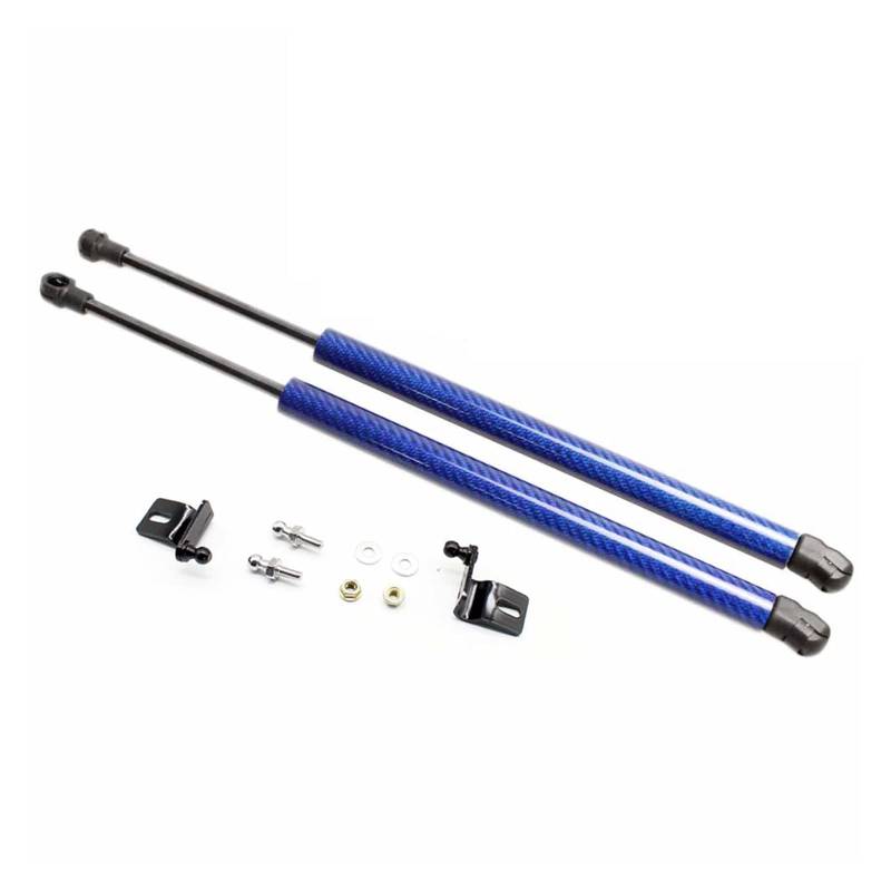 Kohlefaser-Gasdruckfedern, kompatibel mit T0y0ta Corolla 2014–2018, Stoßdämpfer-Hebestützen for die Motorhaube der Fronthaube – Styling-Absorber(Carbon fiber blue) von VHRMZJYCN