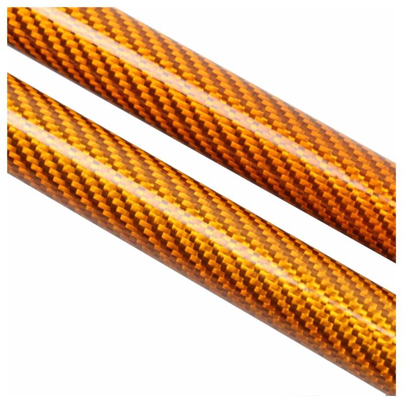 Kohlefaser-Gasdruckfedern, kompatibel mit T0y0ta Corolla 2014–2018, Stoßdämpfer-Hebestützen for die Motorhaube der Fronthaube – Styling-Absorber(Carbon fiber gold) von VHRMZJYCN