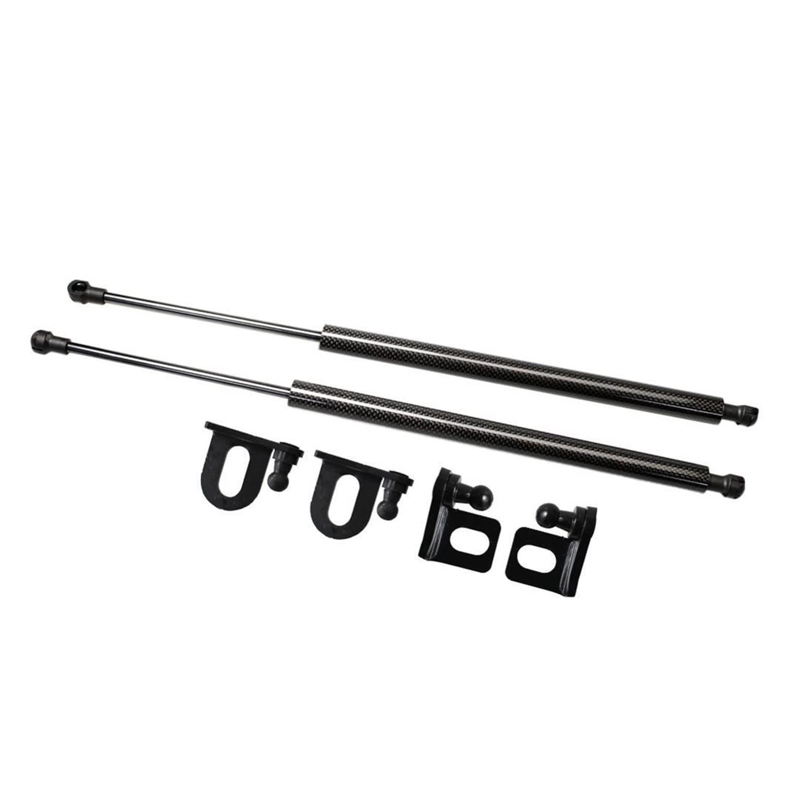 Lift Support Stoßdämpfer Kompatibel mit T0y0ta Wish 2009-2017 Fronthaube Motorhaube Modifizieren Gasdruckfedern Absorber Kohlefaser(Stainless steel) von VHRMZJYCN