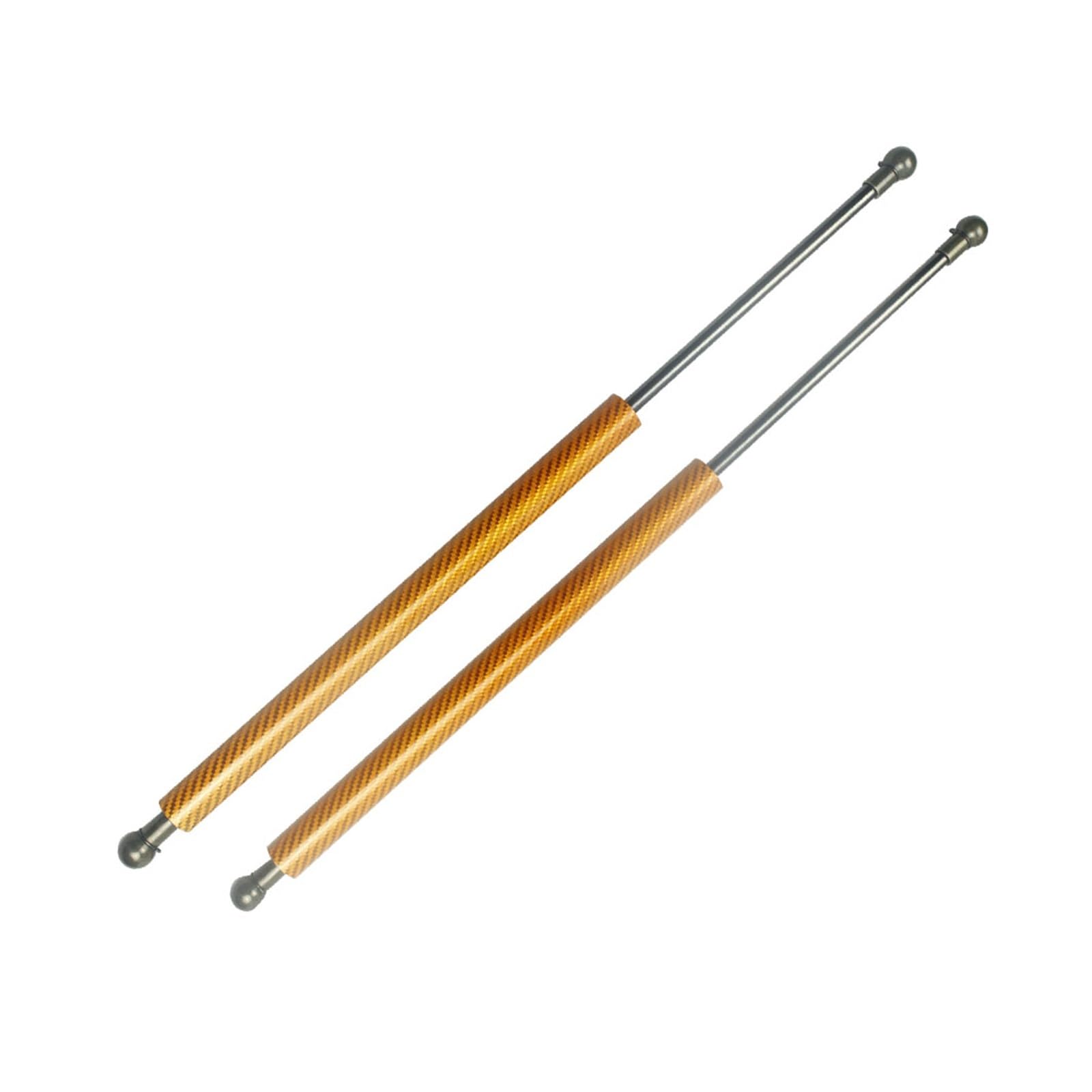 Motorhauben-Modifizierungs-Gasdruckfedern aus Kohlefaser, Federdämpfer, Hubunterstützung, Absorber, kompatibel mit T0y0ta PIXIS EPOCH LA300A 2012–2017(GOLD CARBON FIBER) von VHRMZJYCN