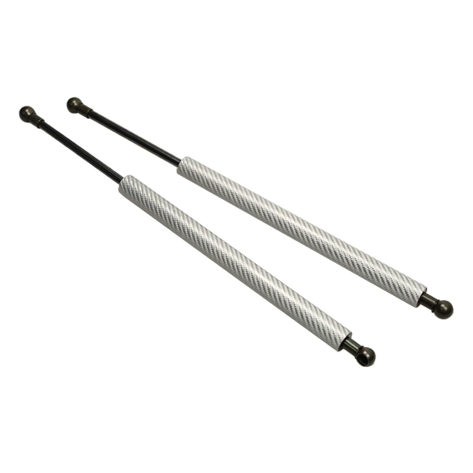 Motorhauben-Modifizierungs-Gasdruckfedern aus Kohlefaser, Federdämpfer, Hubunterstützung, Absorber, kompatibel mit T0y0ta PIXIS EPOCH LA300A 2012–2017(SILVER CARBON FIBER) von VHRMZJYCN