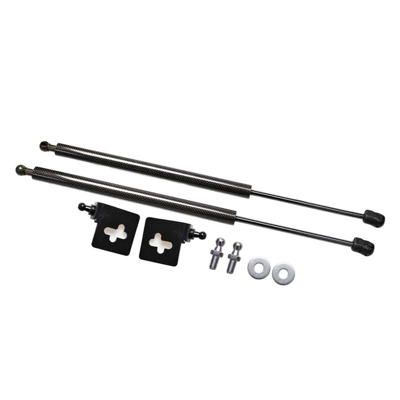 Styling Hood Bonnet Gasdruckfedern Kompatibel mit CRV 2002-2006 Lift Support Gasfeder Dämpfer Carbon Fiber Shock(Carbon Fiber Black) von VHRMZJYCN