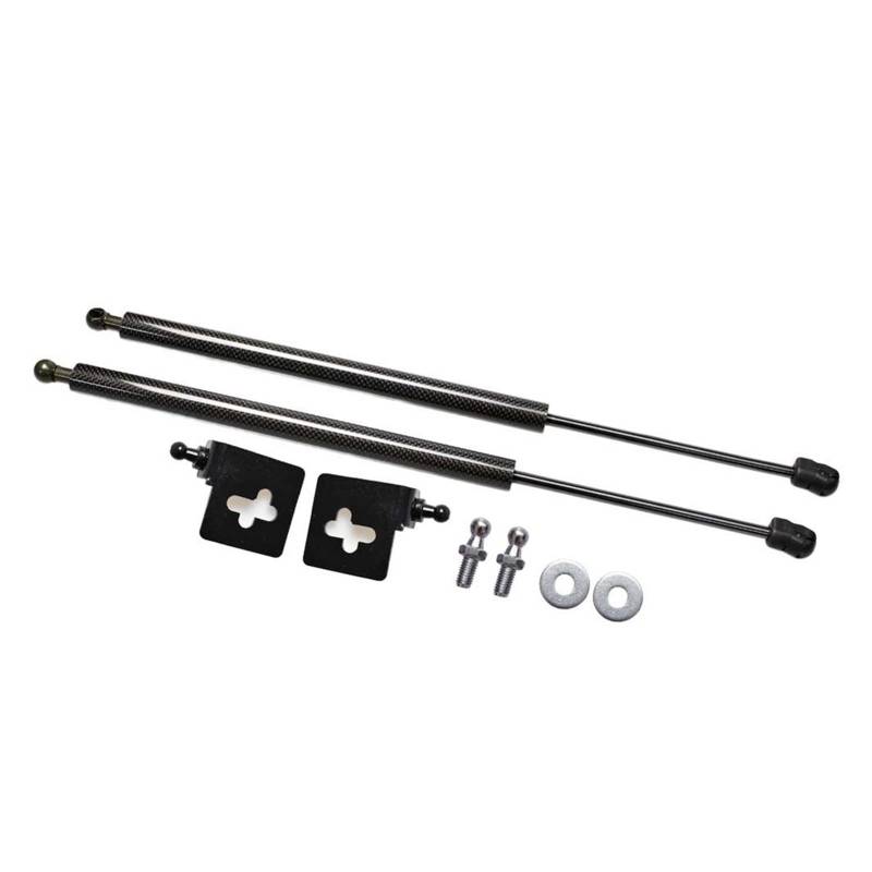 Styling Hood Bonnet Gasdruckfedern Kompatibel mit CRV 2002-2006 Lift Support Gasfeder Dämpfer Carbon Fiber Shock(Carbon Fiber Black) von VHRMZJYCN