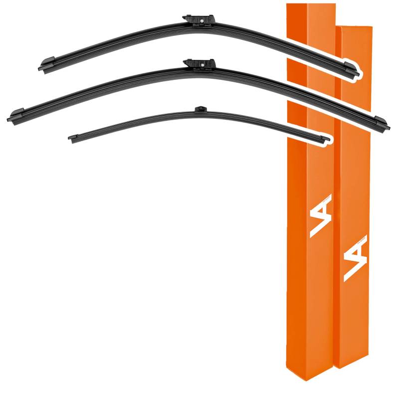VIA ALBION® Wischerblätter für • Audi A4 Kombi / Avant / Allroad (B8/B9, ab 2008) • Allwetter Vorne & Hinten Scheibenwischer Set von VIA ALBION