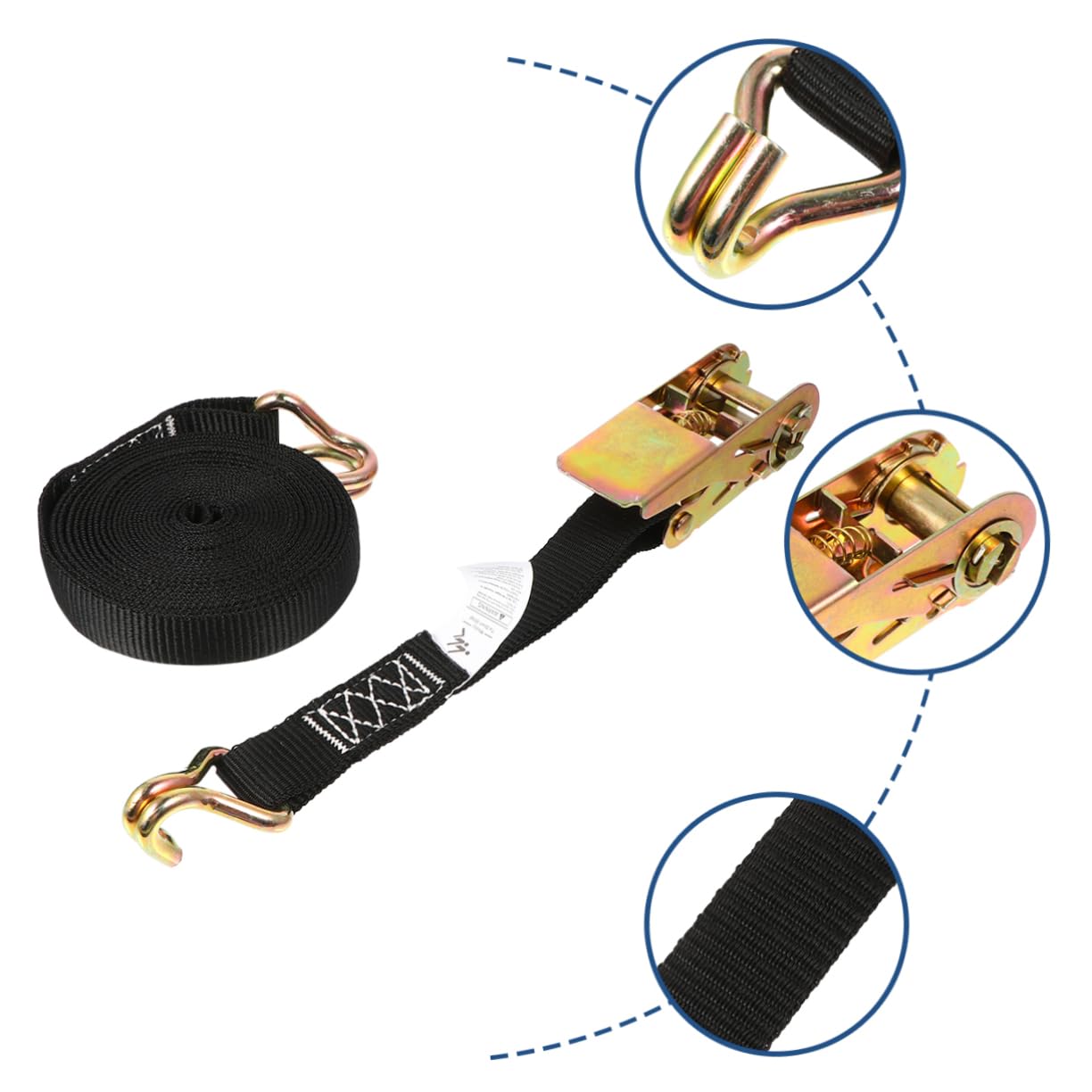 VICASKY 1Satz Dachträger Spanngurt Verstellbare Zurrgurte mit Sporthaken für Sichere Befestigung von Kanu Surfboard und Fahrrad Dachgepäckträger Langlebig und Rostfrei VICASKY 1Satz Dachträger Spanngurt Verstellbare Zurrgurte mit Sporthaken für Sichere Befestigung von Kanu Surfboard und Fahrrad Dachgepäckträger Langlebig und Rostfrei von VICASKY