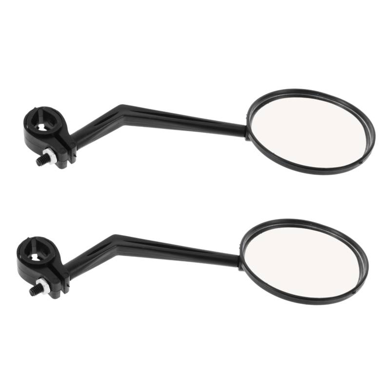 VICASKY 2Stücke Modifizierte Rollerspiegel Universelle Rückspiegel Mit Konvexer Oberfläche Für Elektroroller Verbesserte Sicht Und von VICASKY