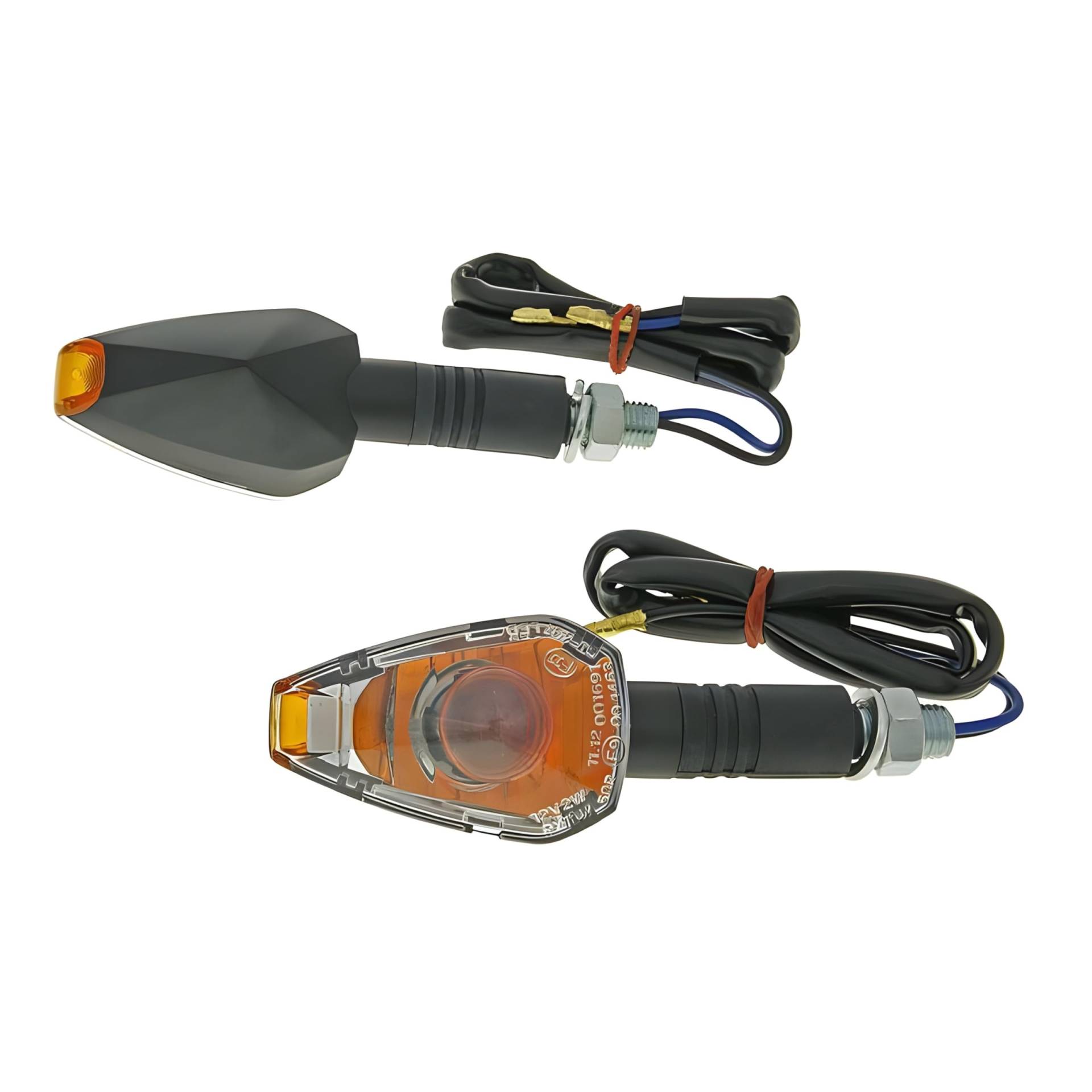 Blinker Set M10 schwarz Crystal klar Blinker Set M10 schwarz Crystal klar von VICMA