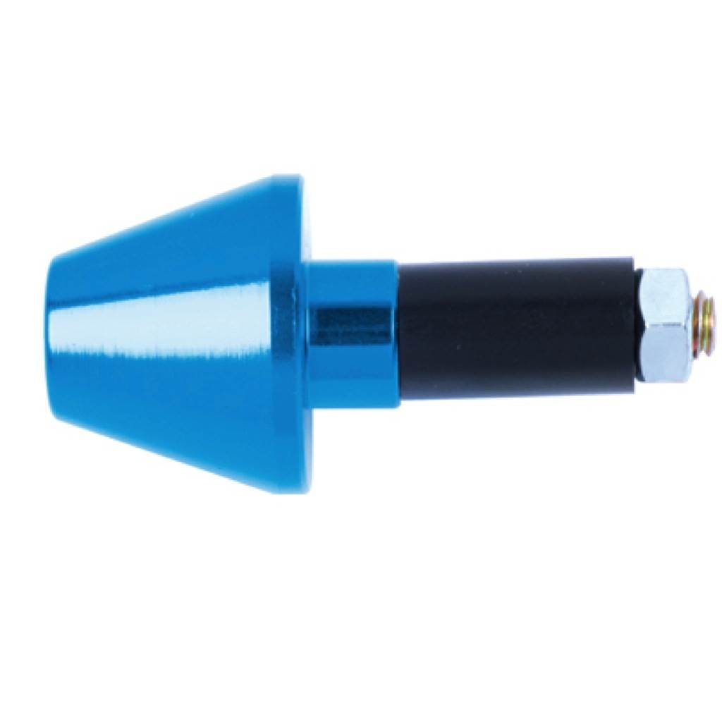 Lenkerende Vibrationsdämpfer Short 13,5mm - blau von VICMA