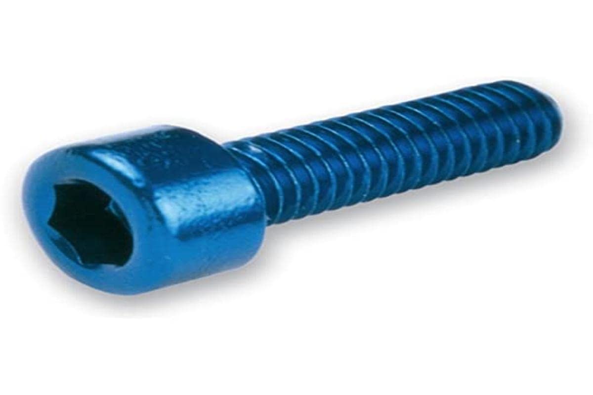 Schraubensatz 6 Stück Innensechskant Alu blau - M6x20 Schraubensatz 6 Stück Innensechskant Alu blau - M6x20 von Vicma
