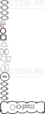 Victor Reinz Dichtungssatz, Zylinderkopf [Hersteller-Nr. 02-33951-07] für Fiat, Iveco, Opel, Renault, Renault Trucks, Vauxhall von VICTOR REINZ