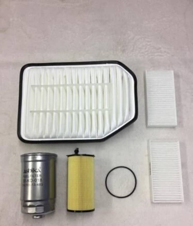 Filter Service KIT kompatibel mit Jeep Wrangler JK 2.8CRD 2011-2017 FSK/JK/003A von VIDARR