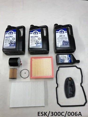 Großes Service-Set kompatibel mit Chrysler 300C 3.0CRD 2005-2010 ESK/300C/006A 10W30 von VIDARR