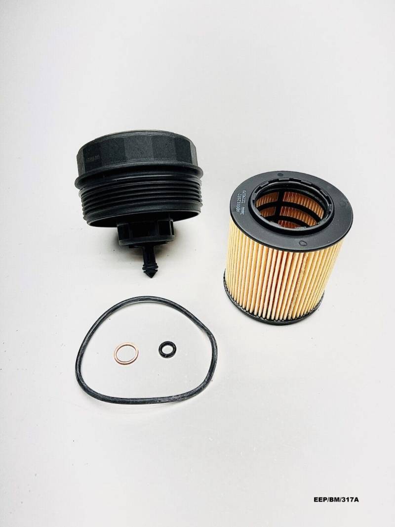 Ölfilter & Kappe kompatibel mit BMW 2 M235i M2 3.0L 2014+ EEP/BM/317A von VIDARR