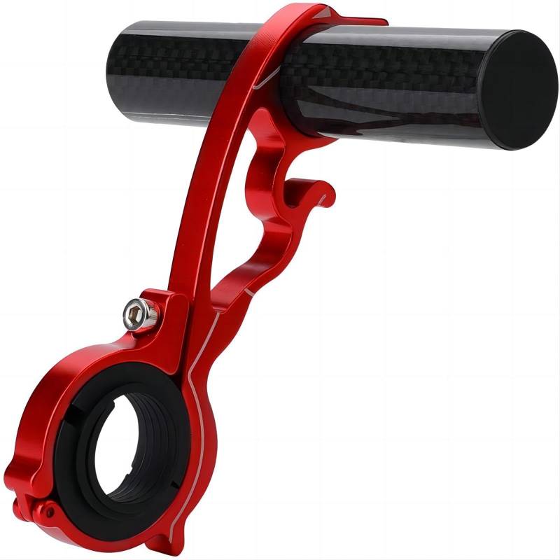 VIFER Fahrrad Lenker Extender, Aluminiumlegierung Lenker Erweiterung Fahrrad Extender Halterung Lenkerverlängerung Zubehör (Rot) von VIFER