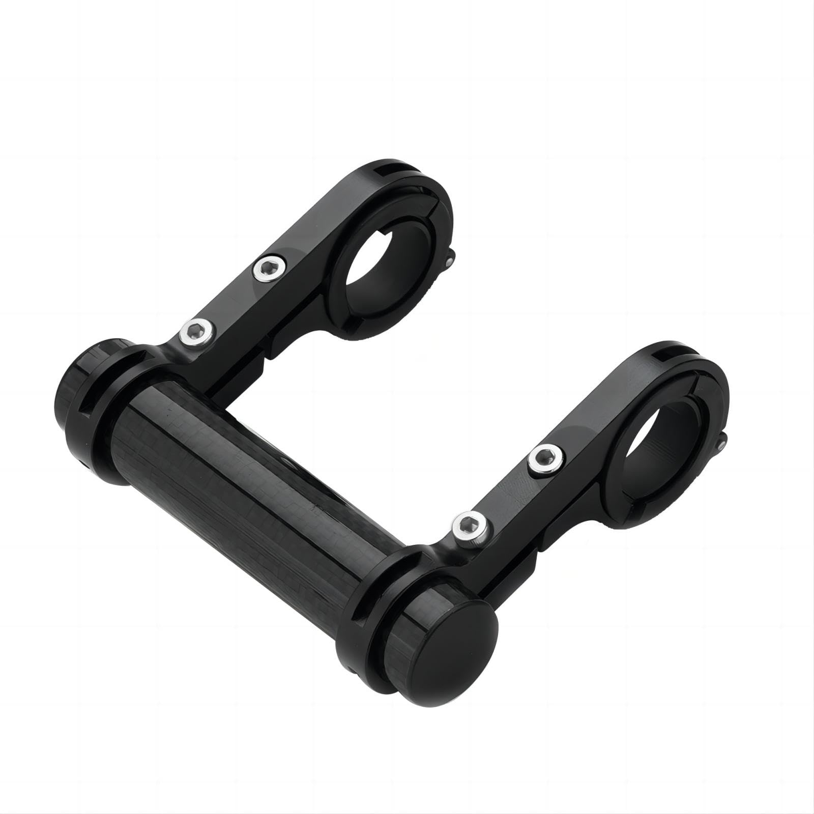 VIFER Fahrrad Lenker Erweiterung, Fahrrad Lenker Verlängerung Halterung Doppelhalterung Fahrradlenker Extender für Fahrradlicht Taschenlampe Smartphones GPS-Geräte (10cm) von VIFER