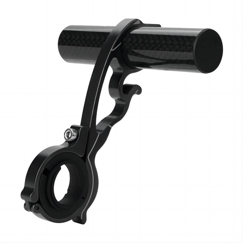 VIFER Lenkerverlängerung für Fahrrad, 10 cm, Halterung aus Aluminiumlegierung, multifunktional, für LED-Licht, Telefon, GPS, Fahrradzubehör (schwarz) von VIFER