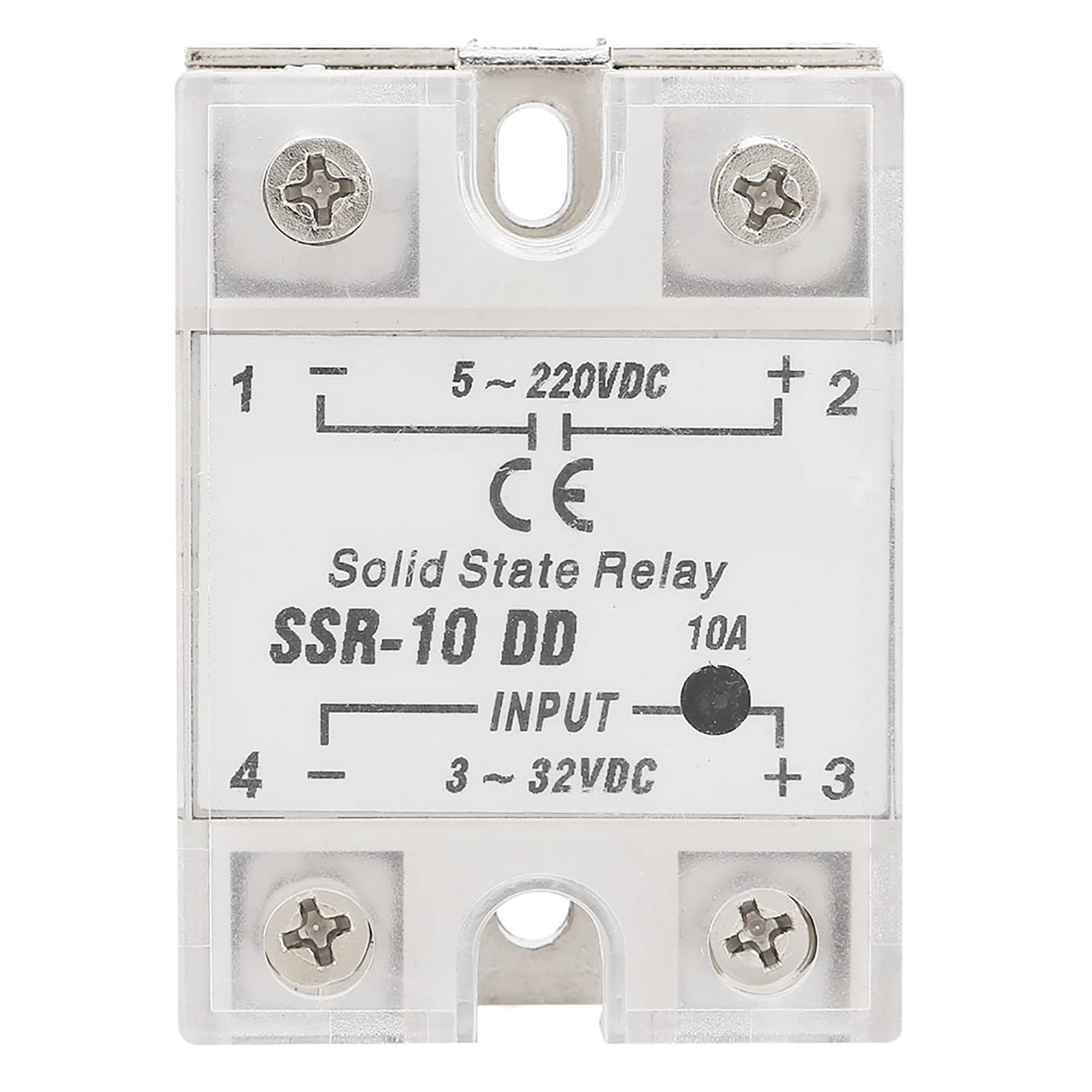 VIFERR Halbleiterrelais, SSR-10 DD 10A 5-220V DC Halbleiterrelaismodul Solid-State-Relaismodul für Industriellen Automatisierungsprozess VIFERR Halbleiterrelais, SSR-10 DD 10A 5-220V DC Halbleiterrelaismodul Solid-State-Relaismodul für Industriellen Automatisierungsprozess von VIFERR