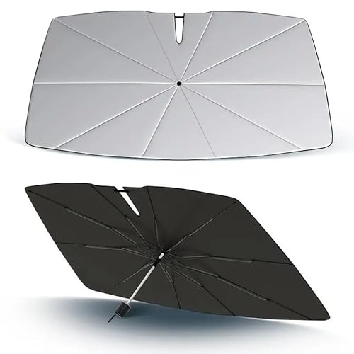 Auto Sonnenschutz Frontscheibe 140x79 cm, Verbesserter 360° Rotations Faltbarer Auto Windschutzscheibe Sonnenschirm Regenschirm, Faltbares Design | SHADESHELLA Auto Sonnenschutz Frontscheibe 140x79 cm, Verbesserter 360° Rotations Faltbarer Auto Windschutzscheibe Sonnenschirm Regenschirm, Faltbares Design | SHADESHELLA von VIGOEXPRESS