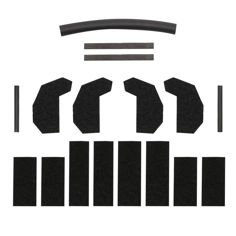 VIKKSAER Schaumstoff-Dichtungs-set, Ersatz für Jeep JK Wrangler 2007–2018, Schwarz von VIKKSAER