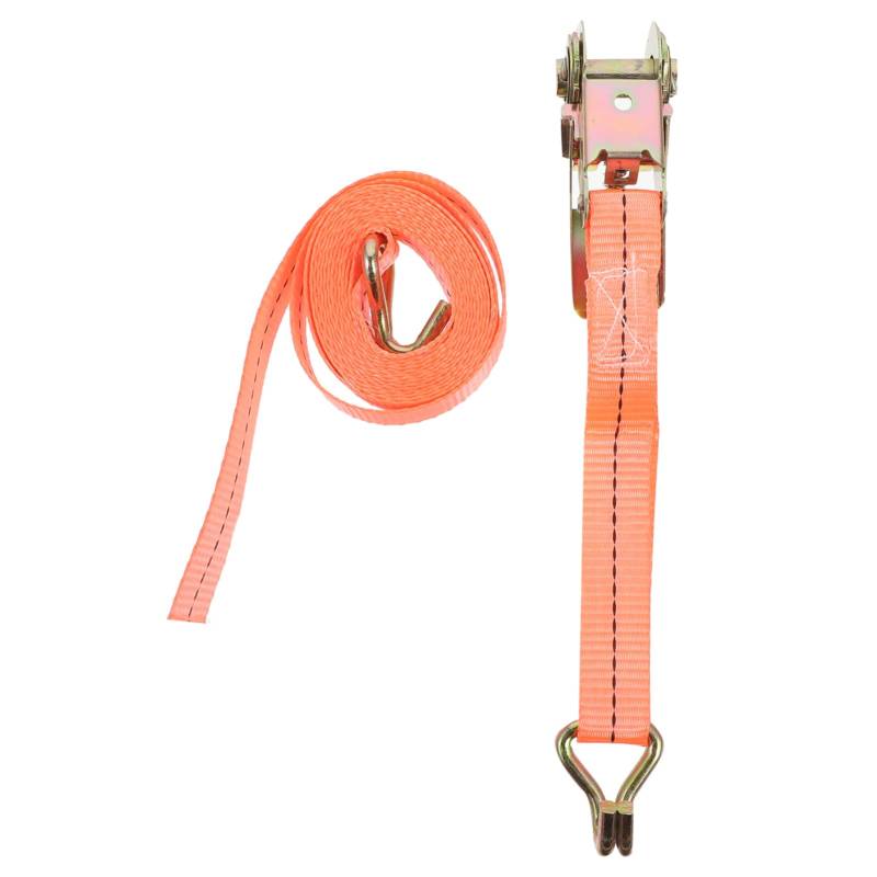 VILLCASE 1 Satz LKW-seilspanner Fahrradtasche Gepäckträger Ladungssicherungsgurte Autogurte Gepäckgurte Befestigungsgurt Für Autogepäck Ladegurt LKW-Riemen Orange Polyester von VILLCASE