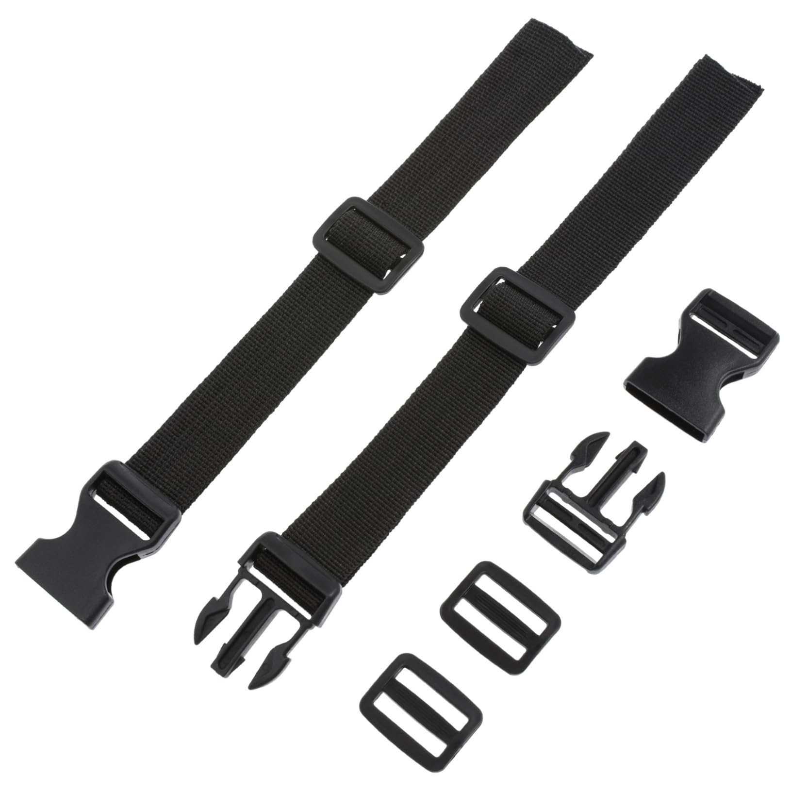 VILLCASE 2 Stück Gurt freigeben Schlüssel Einstellbarer Riemen Schnallenriemen Riemen mit Schnalle Stichworte Golf während Gürtel Schwarz Wohnung Taschen Polypropylen Black VILLCASE 2 Stück Gurt freigeben Schlüssel Einstellbarer Riemen Schnallenriemen Riemen mit Schnalle Stichworte Golf während Gürtel Schwarz Wohnung Taschen Polypropylen Black von VILLCASE