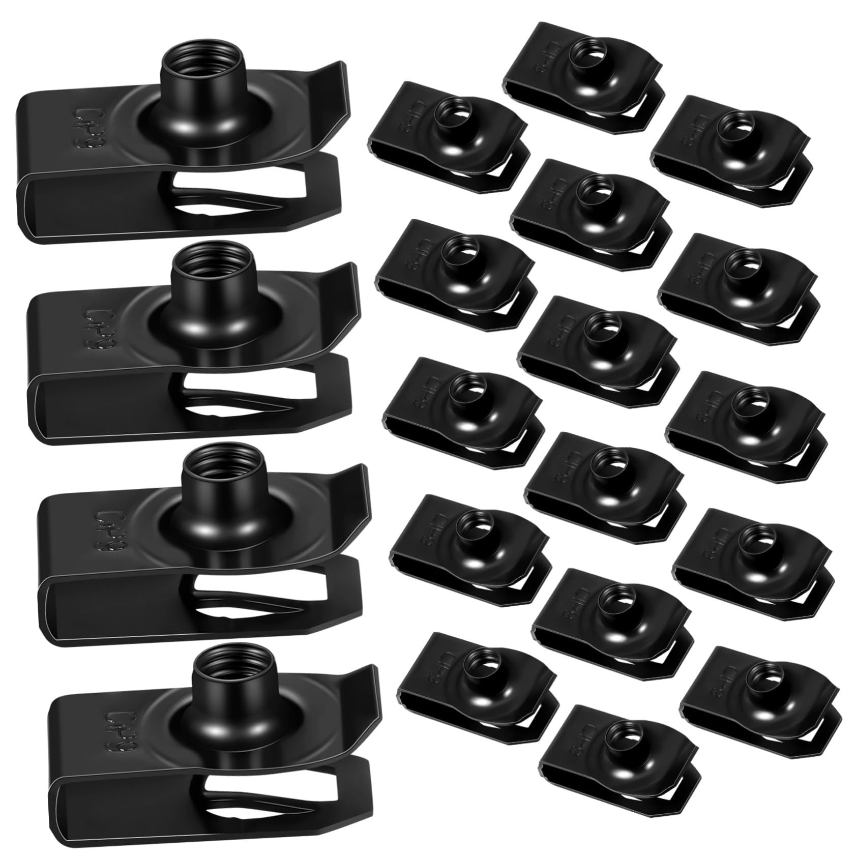 VILLCASE 20 Stück Car Reparing Clip Körper Autoplattenclips Clipmuttern U-Clips Stoßstange Drücken Aufsteckmuttern U Clipmutter Befestigen Du Klipst Trimmen Nuss-Clips Eisen Schwarz VILLCASE 20 Stück Car Reparing Clip Körper Autoplattenclips Clipmuttern U-Clips Stoßstange Drücken Aufsteckmuttern U Clipmutter Befestigen Du Klipst Trimmen Nuss-Clips Eisen Schwarz von VILLCASE