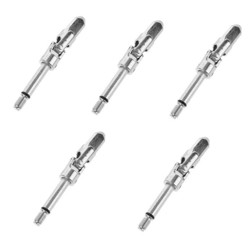 VILLCASE 5 Stück Hydraulische Heber Teil des Reifendruckentlastungshebers Ersatzteile Für Wagenheber Zubehör Für Horizontale Wagenheber - Handhebezeug -Tool Wagenheberwelle Silber Stahl von VILLCASE