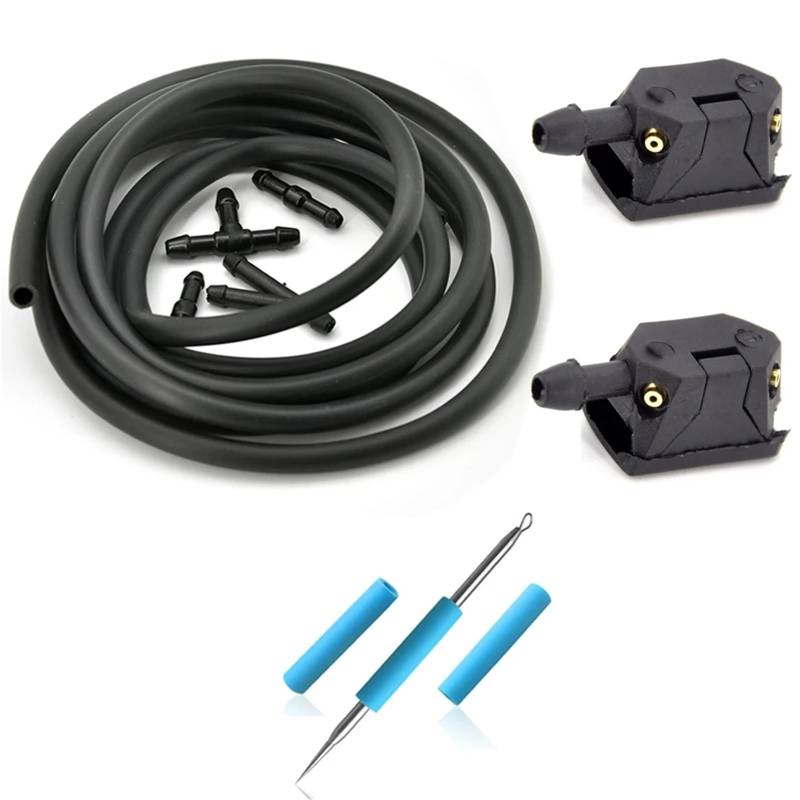 Kompatibel Mit FIAT Für Ducato Van Für Motor Home 244 250 290 1990–2024 Scheibenwaschdüsensprüher Scheibenwischer Spritzdüse(with Regulator) von VINCTV