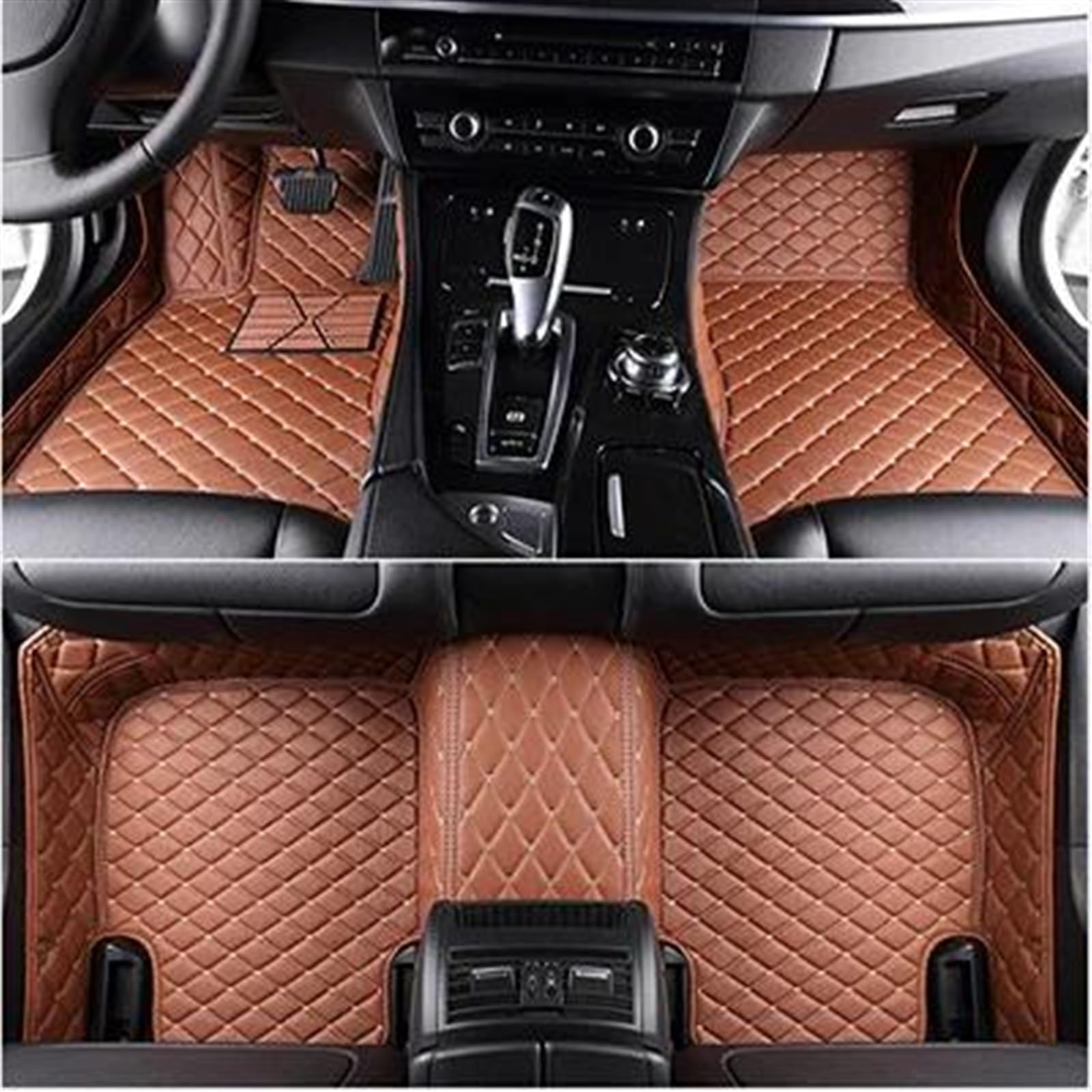 VINCTV Auto Fußmatten Teppich Kompatibel Mit Mercedes Für Benz C-Klasse W203 2004–2007 W204 W205 W206 2021 2022 2023, Individuelle Auto-Fußmatte, Innenzubehör, Teppich(7) von VINCTV