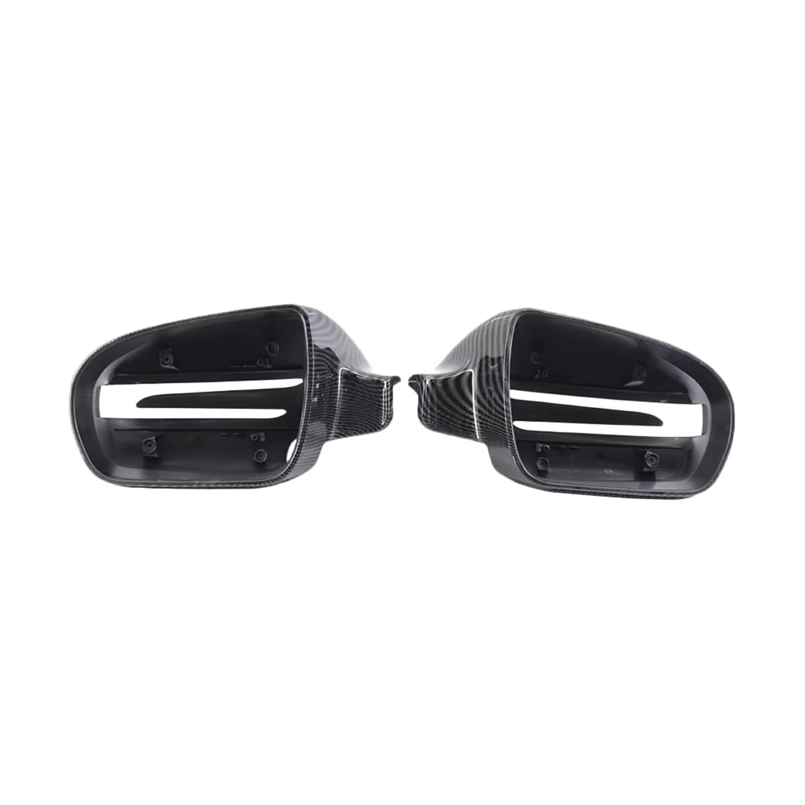 VINCTV Auto Spiegelkappen Ersatz Kompatibel Mit Benz Für CLC SL-Klasse R230 2008 2009 2010 2011 Zubehör Für Rückspiegelabdeckungen OEM: 2198102576 2198100115 1718100364(Carbon Fiber) von VINCTV