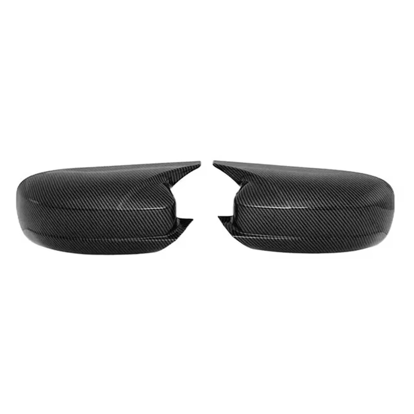 VINCTV Auto Spiegelkappen Ersatz Kompatibel Mit Dodge Für Charger SRT 2011–2022, Seitliche Rückspiegelschalen, Rückspiegel-Abdeckung, Auto Für Außenspiegel-Abdeckungen, Kappen(Carbon Fiber Look) von VINCTV