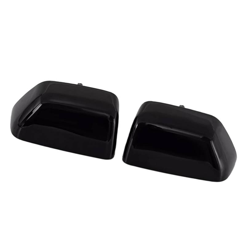 VINCTV Auto Spiegelkappen Ersatz Kompatibel Mit Ford Für F-250 F-350 F-450 F-550 2017–2023, Seitliche Rückspiegelschalen, Rückspiegel-Abdeckung, OEM: HC3Z-17D742-CA(Black) von VINCTV